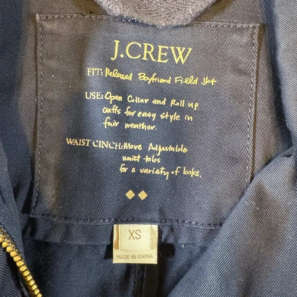 J. Crew Navy Field Jacket